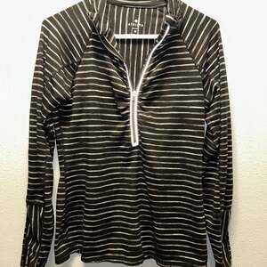 Athleta Long Sleeve 1/4 Zip Workout Pullover